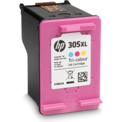 HP 305XL Color Ink Cartridge (Cyan, Magenta, Yellow) - 200 Pages of Vibrant Prints | 3YM63AE 